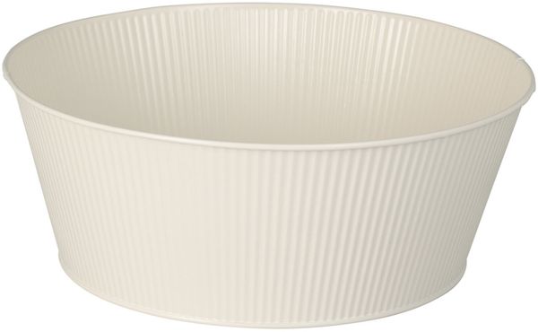 4 Stk. Blumentopf Pflanzgefäß Balkontopf Pflanztopf verzinkt Ø22xH10cm