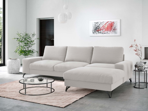 Ecksofa Oddo (Farbe: Verita 80, Seite: Rechts - L4+L2F+R1F)