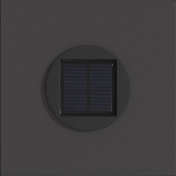 vidaXL Solar LED Weg Licht 2 pcs Schwarz Kalt gewalzter Stahl 879765 Bild 7