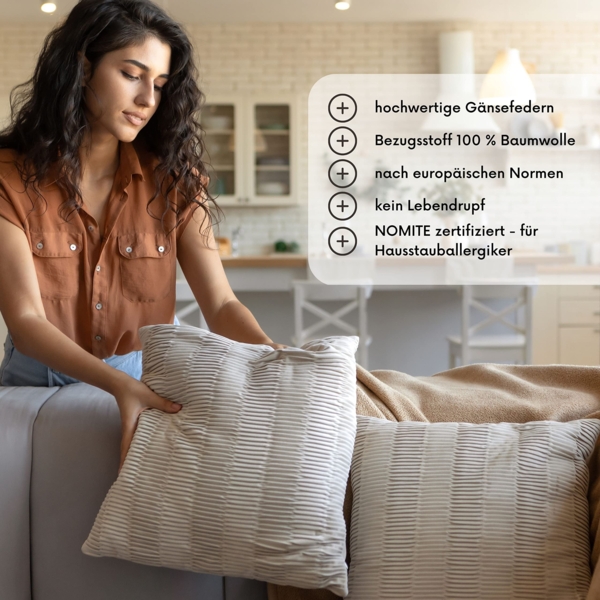 MSS e.K. Klein-/Sofa- und Kuschelkissen 45x45 cm Bild 3