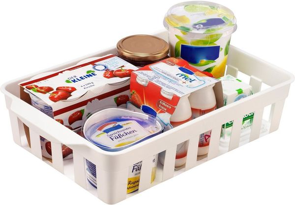Ruco Aufbewahrungssystem, Kunststoff, (Set, 6-tlg), für den Kühlschrank, Kunststoff, je 2 Körbe in 3 verschiedenen Größen
