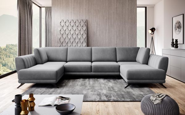 Wohnideebilder Larco Dunkelgrau Ecksofas & Eckcouches CO-LA-06SO
