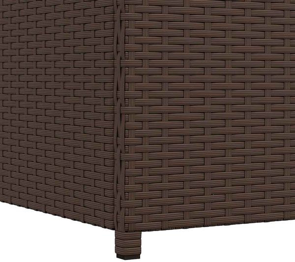 vidaXL Garten-Auflagenbox Braun 120x50x60 cm Poly Rattan 42499 Bild 11