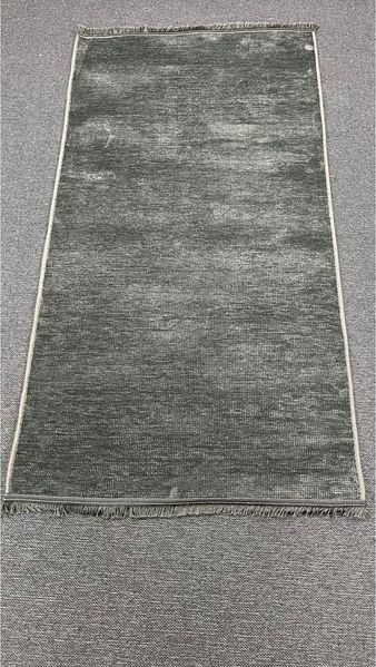 Dekorativer Maschinenteppich 200 x 290 cm Acryl Grau 88780616 [en. casa]