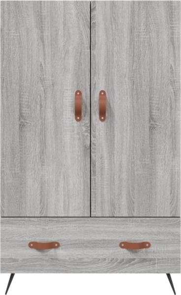 vidaXL Highboard Grau Sonoma 69,5x31x115 cm Holzwerkstoff 828210 Bild 3