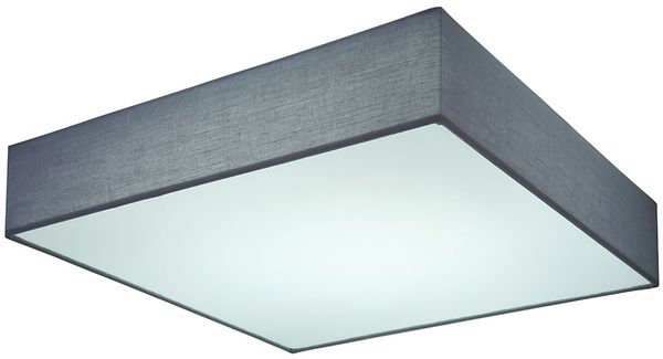 LED Deckenlampe, Stoff, quadrat, L 50 cm Bild 9