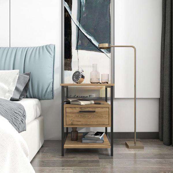 Hanah Home Alba - Black, Oak