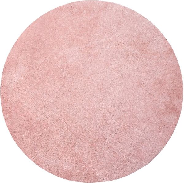 Paco Home Teppich Cadiz 630, rund, Höhe: 14 mm, Kurzflor, Uni-Farben, besonders weich, waschbar, Wohnzimmer