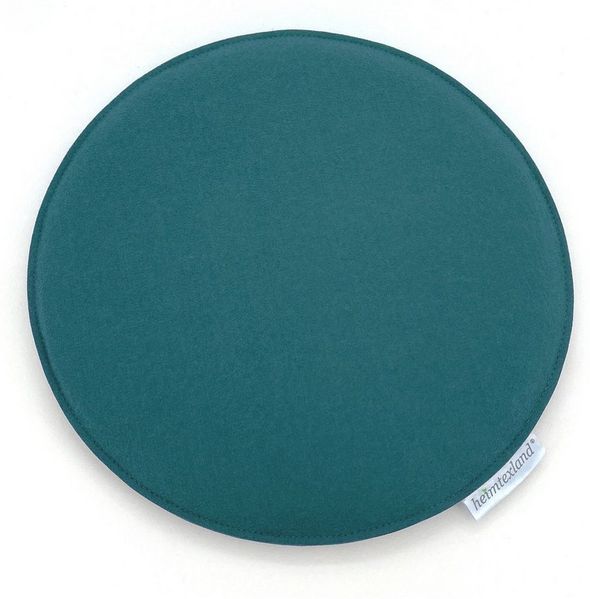 heimtexland Â® Sitzkissen Set Filz Stuhlkissen Stuhlauflage Filzkissen Stuhl Polster Kissen Typ631 2er Set 35 x 35 cm Eckig Petrol