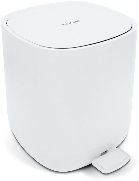 YourCasa Mülleimer YourCasa Mülleimer Bad [5L] Elegantes Design Badezimmer Kosmetikeimer, ABS Kunsstoff