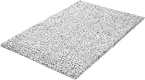 Kleine Wolke Badematte »Planta«, Badvorleger, Badezimmer Teppich, Höhe 8 mm, rutschhemmend beschichtet, fußbodenheizungsgeeignet, Baumwolle, rechteckig, Badteppich, Uni Farben, Streifen Design, Hoch-Tief Effekt