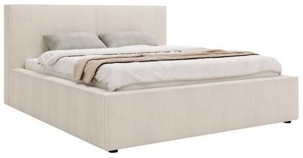 Compleo Polsterbett SANTO Metallrahmen, Bettkasten, ohne Matratze, (Kostenlose Lieferung! TOP ANGEBOT), Cordstoff oder Samtstoff Bild 4