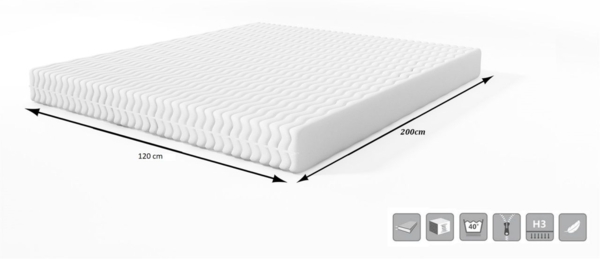 Polsterbett Bett VERONA Komplettset Kunstleder Vintage Braun 120x200 cm Bild 4