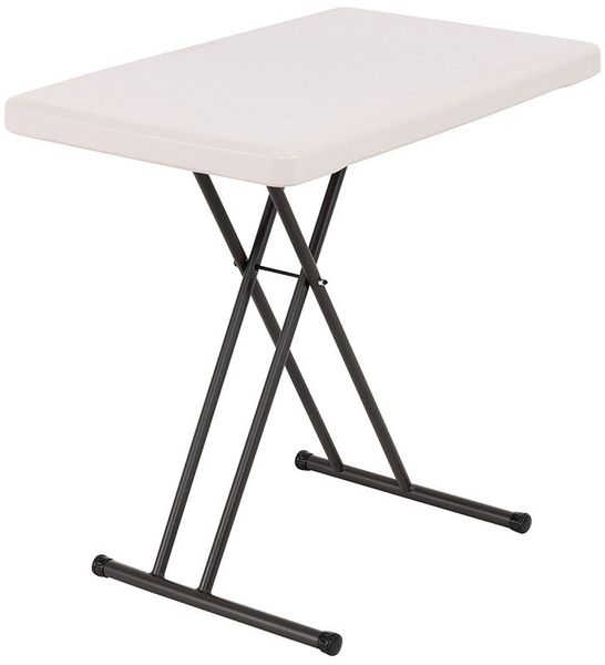 Lifetime Kunststoff Klapptisch | Weiß | 49x76x53