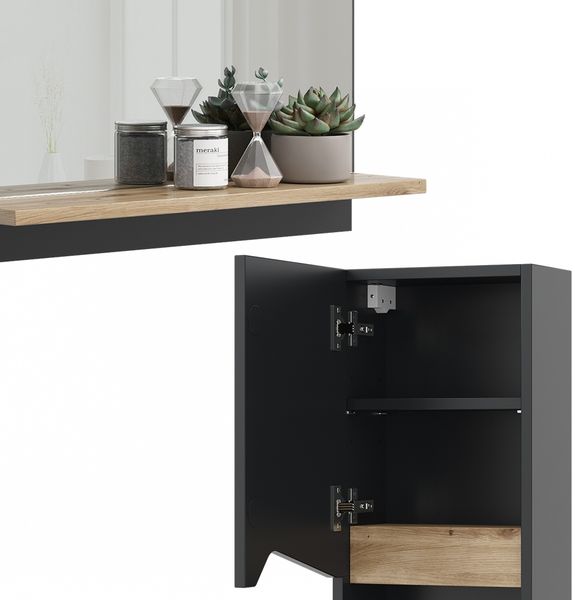 Badmöbel-Set Marelle Anthrazit 4 Teile Vicco Bild 6