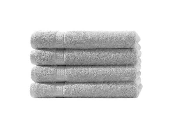 Hometex Premium Textiles Handtuch in Premium Qualität 500 g/m², Feinster Frottier-Stoff 100% Baumwolle, 4x Handtuch, weich, saugfähig, extra schwer & flauschig - TEST BILD TOP MARKE 2025