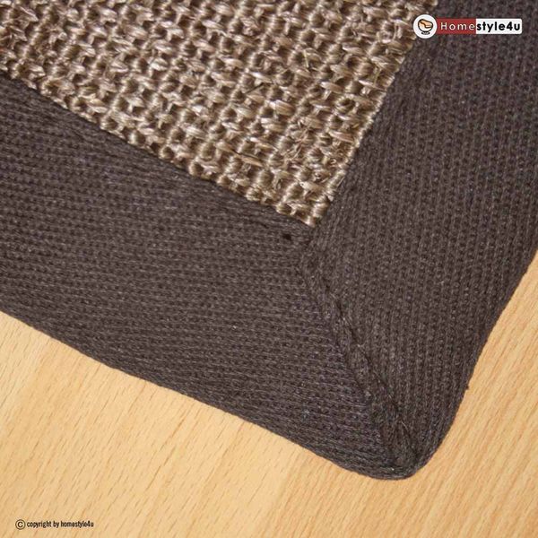 Homestyle4u Sisalteppich, Naturfaser, Braun, 245x345 cm
