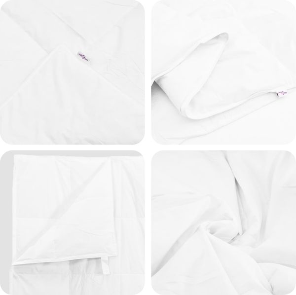 vidaXL Bettdecken Set mit Kissen 3 pcs Weiß Daunenfeder 3377116 Bild 6