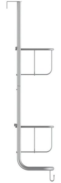 EISL Wandregal Silbern Matt 30,5x13x62 cm 438831