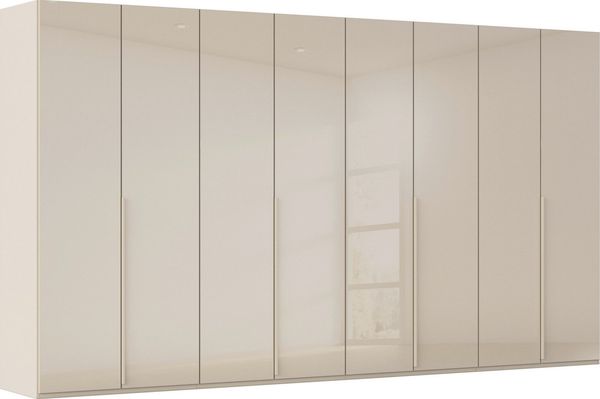 rauch Drehtürenschrank Kleiderschrank Schrank Garderobe Wäscheschrank BESTSELLER MONTCLAR (3 Ausstattungen BASIC/CLASSIC/PREMIUM (SOFT-CLOSE), Breiten 201-400 cm) Front in Glas/Hochglanz/Dekor/Grauspiegel in 5 Breiten MADE IN GERMANY