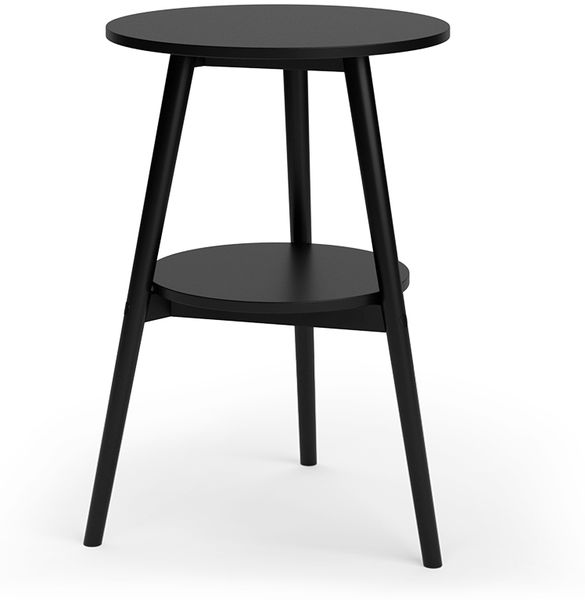 Couchtisch Rondal Schwarz 38 x 38 cm Vicco
