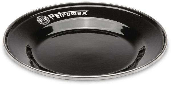 Petromax Teller Emaille 2er Set 26 cm schwarz