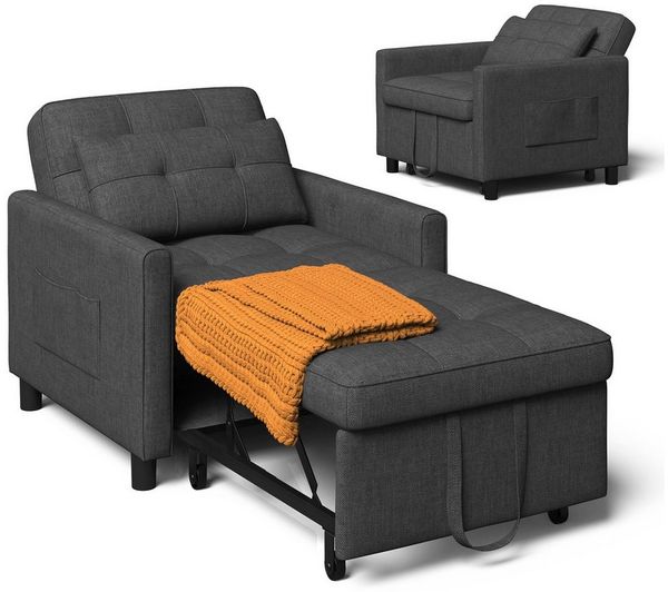 Bealife Relaxsessel 3 in 1 Klappsessel, Schlafsessel, Liegesessel, 175 cm, Verstellbare Rückenlehne