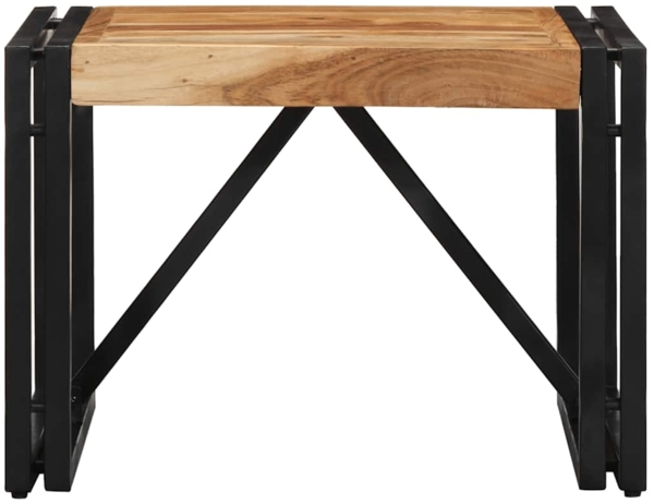 vidaXL Couchtisch 50x50x35 cm Massivholz Akazie 4016681