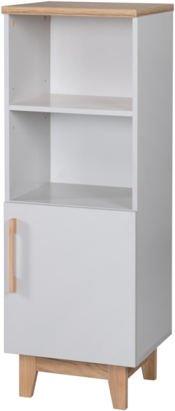 roba Standregal 'Caro' - Aus Holz für Kinderzimmer - Soft Close-Technik - Lichtgrau / Goldeiche