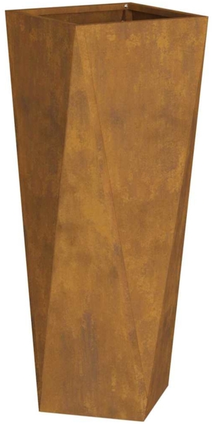vidaXL Pflanzkübel Rostig 30 x 30 x 75 cm Wetterfeststahl 883778 Bild 1