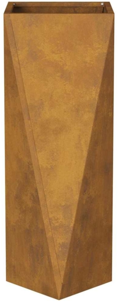 vidaXL Pflanzkübel Rostig 30 x 30 x 75 cm Wetterfeststahl 883778 Bild 5