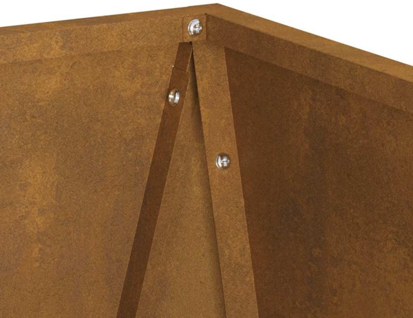 vidaXL Pflanzkübel Rostig 30 x 30 x 75 cm Wetterfeststahl 883778 Bild 7