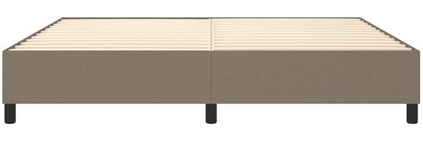 Boxspringbett Taupe 200x200 cm Stoff [3120890] Bild 5
