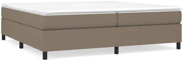 Boxspringbett Taupe 200x200 cm Stoff [3120890] Bild 2