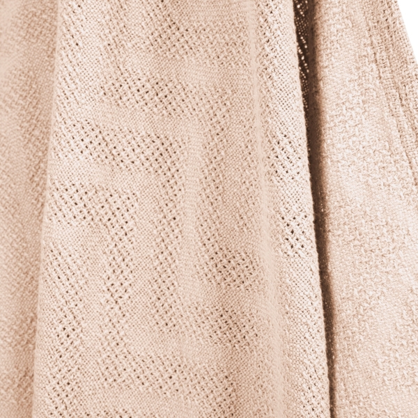 roba Babydecke 'Frosty Almond' 80x80 in Strickoptik - GOTS & Oeko Tex - Beige Bild 2