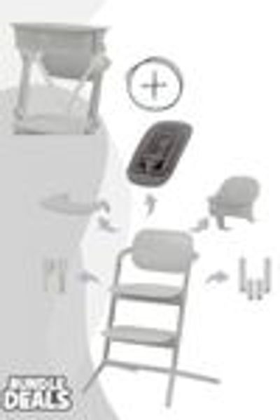 Cybex Lemo 5in1 Set Kinderhochstuhl inkl. LemoTower Suede Grey