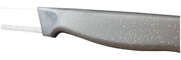 Visaggio Obstmesser Solingen Allzweckmesser Schälmesser Gemüsemesser Küchenmesser, Wellenschliff Solingen Messer, Flitter Optik, Edelstahl (rostfrei)