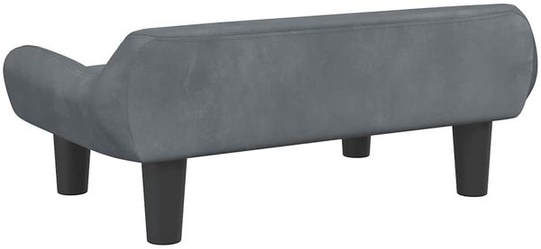 vidaXL Hundebett Dunkelgrau 70x40x24 cm Samt Bild 5