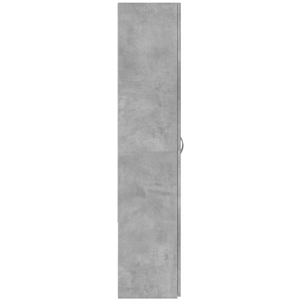 vidaXL Aktenschrank Betongrau 60x32x153 cm Holzwerkstoff 3276647 Bild 5