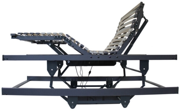 Bettenkiste Senioren Rahmen bis 180 kg - Lattenrost/Bettlift m. Motor, 90x190 cm Bild 1