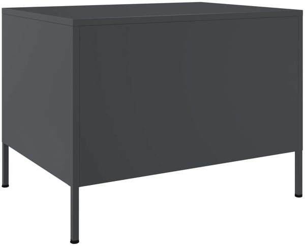 vidaXL Couchtisch Anthrazit 68x50x50,5 cm Stahl 843032 Bild 7