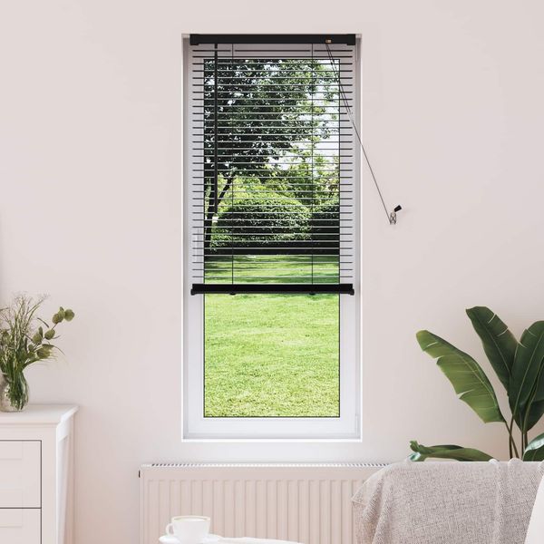 vidaXL Venetianer Jalousie Schwarz 150 x 50 cm PVC 42003733