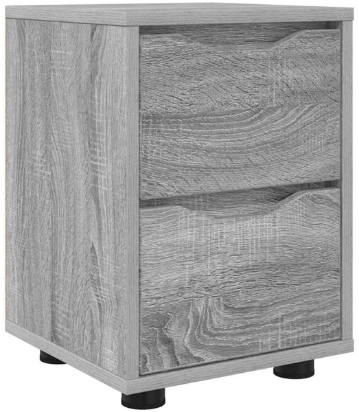 vidaXL Nachttisch Graues Sonoma 30,5 x 30 x 43 cm Holzwerkstoff 888809