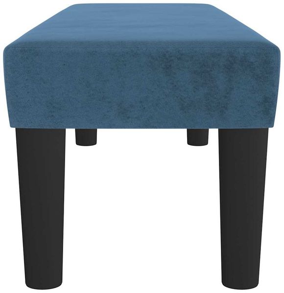 vidaXL | Bank | Dunkelblau 100 x 30 x 30 cm Samt 346670 Bild 3