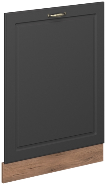 Geschirrspülblende Fame-Line Anthrazit-Gold 60 cm ohne Arbeitsplatte Vicco