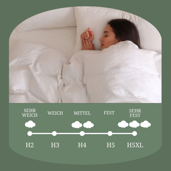 MSS 7 Zonen TTFK-Matratze MedicPlus 120x190x21 cm H2 Bild 8