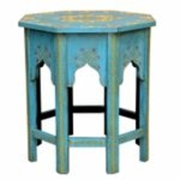 Orientalische Beistelltische Saada Blau 2er Set Bild 4
