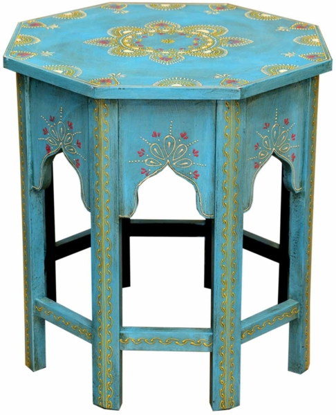 Orientalische Beistelltische Saada Blau 2er Set Bild 9