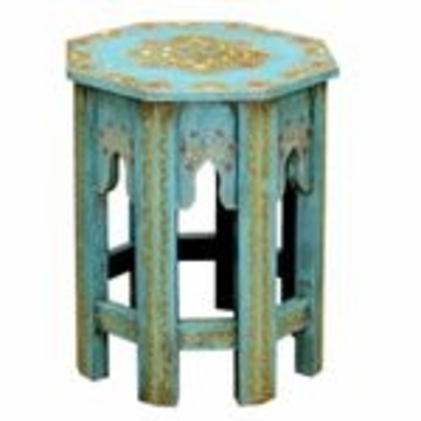 Orientalische Beistelltische Saada Blau 2er Set Bild 5