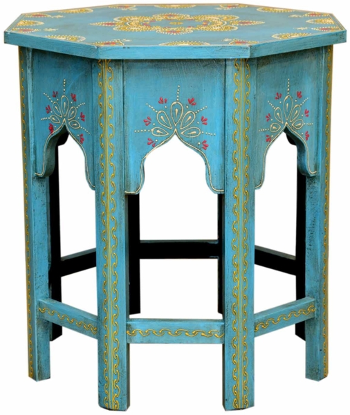 Orientalische Beistelltische Saada Blau 2er Set Bild 11